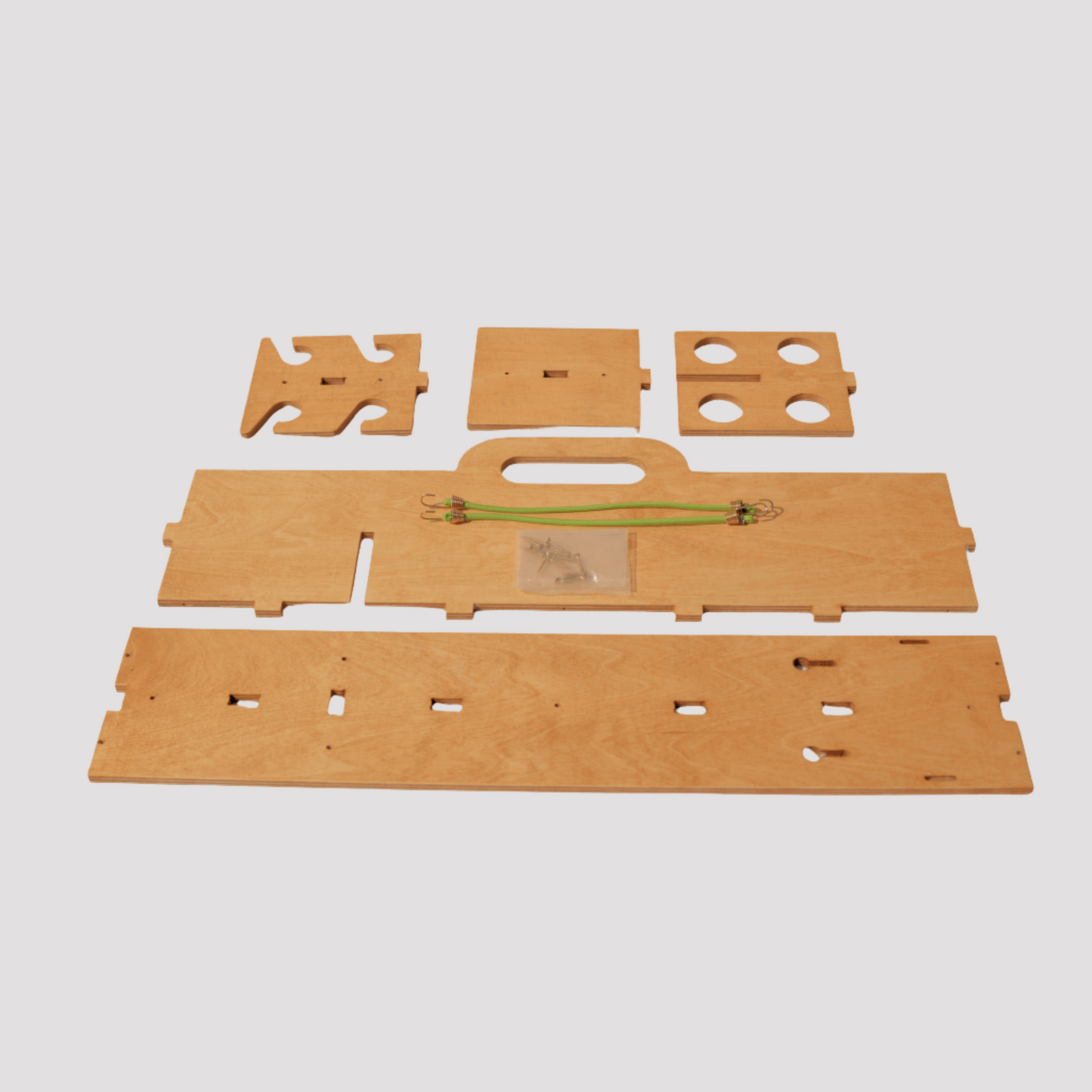 Mobilus meškerių stovas su rankena.  Mobilus meškerių dėklas skirtas 4 vnt. meškerėms.