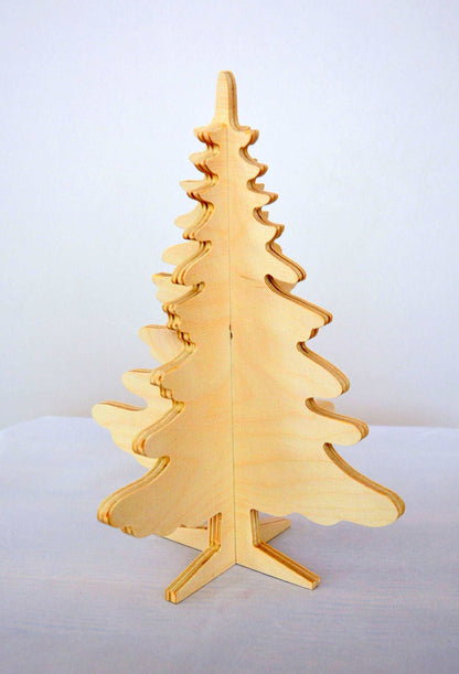 Christmas Tree - CNC router files Christmas Tree laser cut files. CNC files: SVG, DXF, PDF, G code.