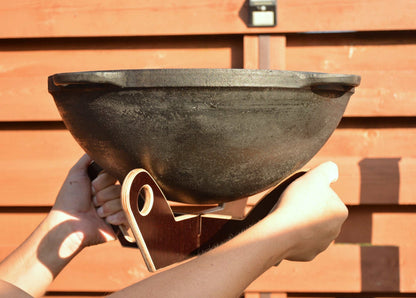 Universalus 5-16 litrų puodo, kazano stovas, padėklas, laikiklis.