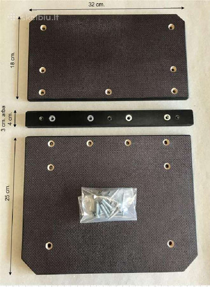 Valties transą paaukštinantis komplektas. Valties transo paaukštinimo priedas. Valties transas, paaukštinimas. Lengvas montavimas.