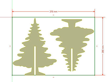 Christmas Tree - CNC router files Christmas Tree laser cut files. CNC files: SVG, DXF, PDF, G code.
