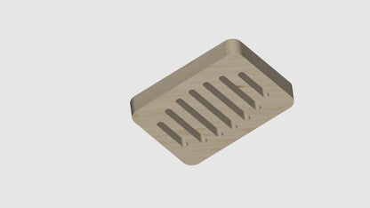 CNC router files - Soap dish. CNC files: svg, dxf, pdf, jpg